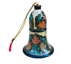 Hand Painted Paper Mache Bell Holiday Ornaments
