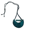 Handcrafted Ceramic Pendant Statement Necklace