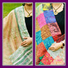 Reversible Silk Patchwork Kantha Stole