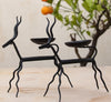 Hand Crafted Metal Deer Tealight Candle Holder