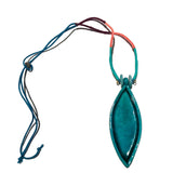 Handcrafted Ceramic Pendant Statement Necklace