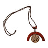 Handcrafted Ceramic Pendant Statement Necklace