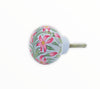 Hand Painted Floral Wooden Cabinet Knobs