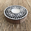 Carved Wooden Tea Light Candle Holders