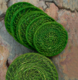 Sabai Grass Green Coaster Set