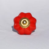 Red Cabinet Knob