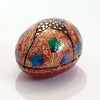 Red and Black Paper Mache Jewelry Box