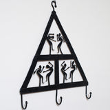 Tribal Art Metal Wall Hanger